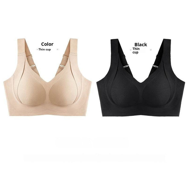Bra Full Cup Large Size Seamless Thin Underwear - OFEBHS.PT