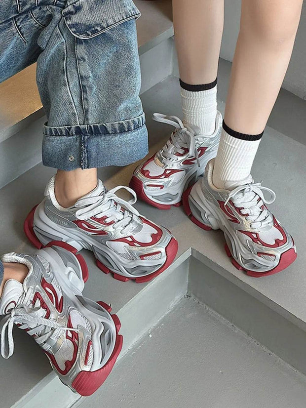Breathable Chunky Platform Sneakers - OFEBHS.PT