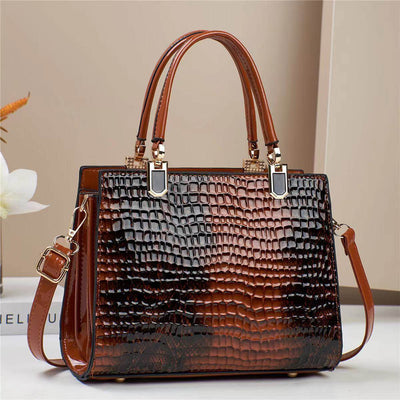 Large Capacity New Hand-carrying Women's Texture One Shoulder Mom Bag - OFEBHS.PT