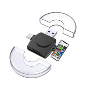 TF card SD card reader suitable for Apple USB C Android Typec computer USB laptop 4in1 card reader - OFEBHS.PT