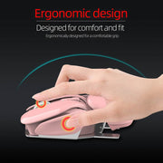 New USB wireless mouse 1600DPI rechargeable office mouse desktop laptop accessories - OFEBHS.PT
