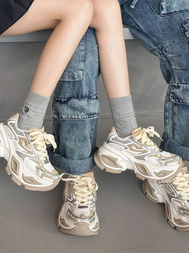 Breathable Chunky Platform Sneakers - OFEBHS.PT