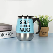 Electric Self Stirring Coffee Mug Cup Stainless Steel Automatic Self Mixing & Spinning Home Office Travel Mixer Milk Whisk Cup - OFEBHS.PT
