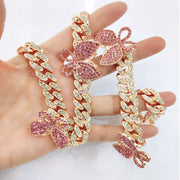 Women's Fashion Butterfly Cuban Necklace