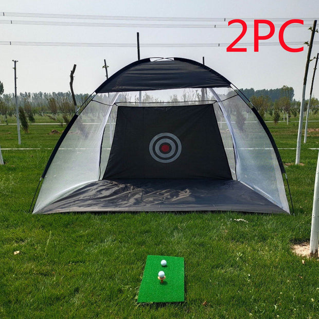Golf Practice Net Tent Golf Hitting Cage Garden Grassland Practice Tent Golf Training Equipment Mesh Outdoor - OFEBHS.PT