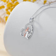 Two-Tone Fashion Short Necklace S925 Pendant - OFEBHS.PT