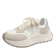 Lace Up Platform Athletic Sneakers - OFEBHS.PT