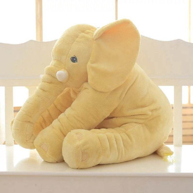 Soft Comfort Elephant Plush Toy Accompany Sleeping Baby Sleep Child Pillow Leather Shell - OFEBHS.PT