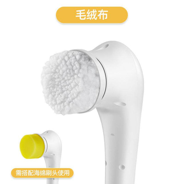 Multifunctional Electric Handheld Kitchen Household Dishwashing Brush Handheld Scrubber Bathtub Sink Bathroom Kitchen Tile Cleaning Tool Drill Brush Set With 5 Heads - OFEBHS.PT