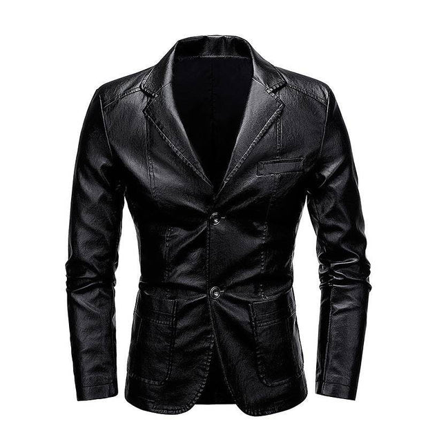 Men's Slim Fit Lapel Versatile Jacket - OFEBHS.PT