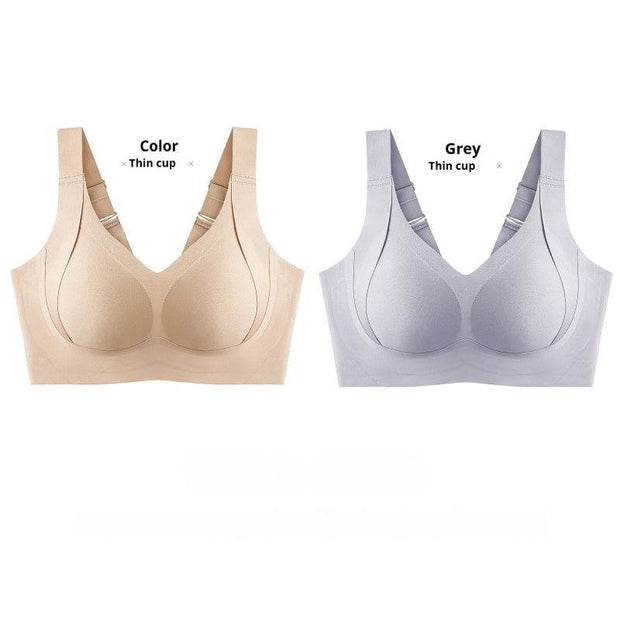 Bra Full Cup Large Size Seamless Thin Underwear - OFEBHS.PT