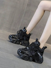 Chunky Platform Lace Up Sneakers - OFEBHS.PT