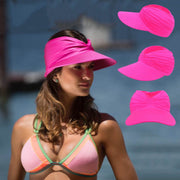 Women's New Empty Top Sunscreen Sports Beach Sun Hat - OFEBHS.PT