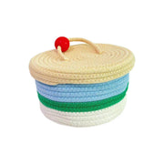 Home Cotton Weaving Storage Basket Ins Wind Vegetable Toy Storage Basket Living Room Miscellaneous Display Underwear Storage Basket - OFEBHS.PT