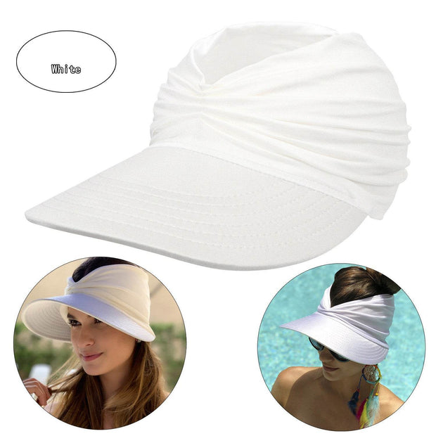 Women's New Empty Top Sunscreen Sports Beach Sun Hat - OFEBHS.PT