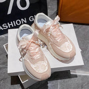 Lace Up Platform Athletic Sneakers - OFEBHS.PT