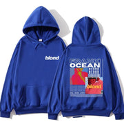 Frank Ocean Merch Sweatshirt Blonde album Hoodie men - OFEBHS.PT