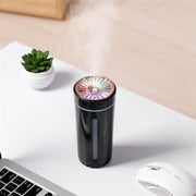 Wireless Air Humidifier Colorful Lights Mute Ultrasonic USB Fogger Diffuser Purifier 800mAh Rechargeabl Cool Mist Maker For Car - OFEBHS.PT
