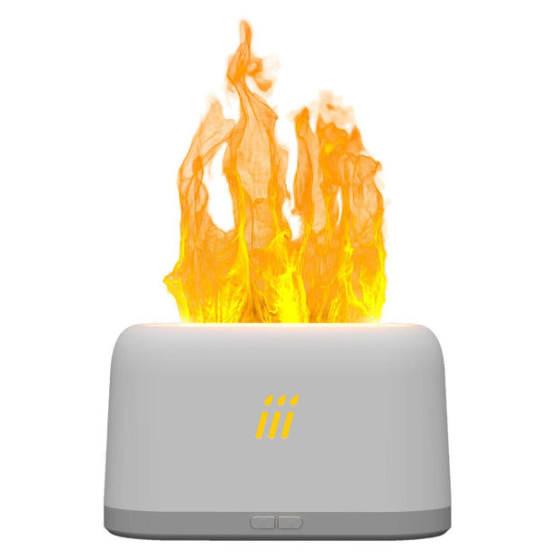 Flame Aroma Diffuser Air Humidifier Ultrasonic Cool Mist Maker Fogger Led Essential Oil Flame Lamp Difusor - OFEBHS.PT