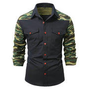 New Men's Army Outdoor Camouflage Long Sleeve Shirt - OFEBHS.PT