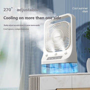 Household Cooling Fan Usb Rechargeable Head Adjustable Air Cooling Water Cooled Air Conditioning Tank Low Noise Air Cooler Fans - OFEBHS.PT