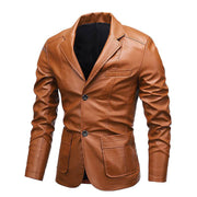 Men's Slim Fit Lapel Versatile Jacket - OFEBHS.PT