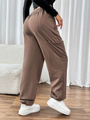 Tied Joggers with Pockets - OFEBHS.PT