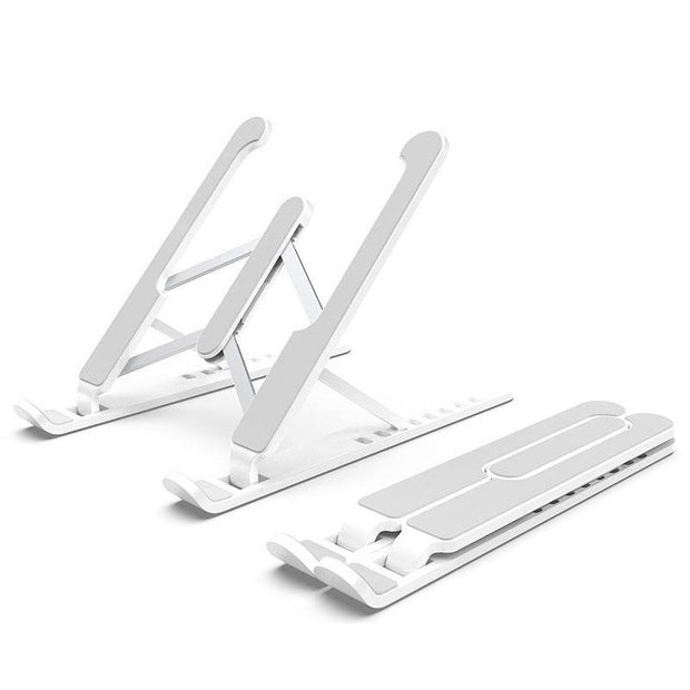 Universal Laptop Stand Adjustable Notebook Holder for Macbook Non-slip Foldable Cooling Base Bracket for Laptop/Tablet/phone - OFEBHS.PT