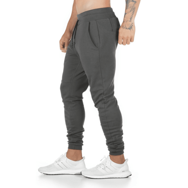 Joggers Sweatpants Men Casual Pants Solid Color Gyms Fitness Workout Sportswear Trousers Autumn Winter Male Crossfit Track Pants - OFEBHS.PT