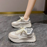 Lace Up Platform Athletic Sneakers - OFEBHS.PT