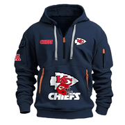 Men's Amazon Multi Pocket Zipper Hoodie - OFEBHS.PT