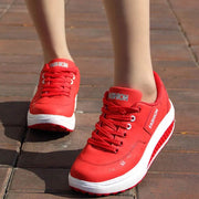 Lace Up Rocker Sole Sneakers - OFEBHS.PT