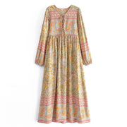Tassel Bohemian vacation style long dress for women - OFEBHS.PT