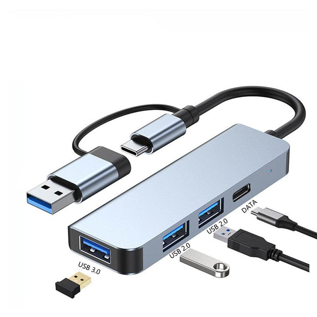 Type-C4-in-1 docking station 3.0USB laptop MacBook hub splitter - OFEBHS.PT