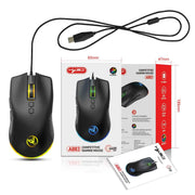 Esports Colorful Luminous Wired Mouse USB Laptop CF LOL Gaming Mouse - OFEBHS.PT