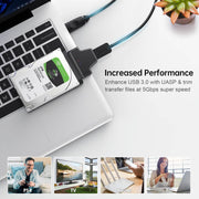 USB 3.0 to SATA Easy Drive Cable 7+15 Laptop Hard Drive Adapter - OFEBHS.PT