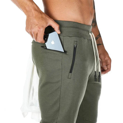 Joggers Sweatpants Men Casual Pants Solid Color Gyms Fitness Workout Sportswear Trousers Autumn Winter Male Crossfit Track Pants - OFEBHS.PT