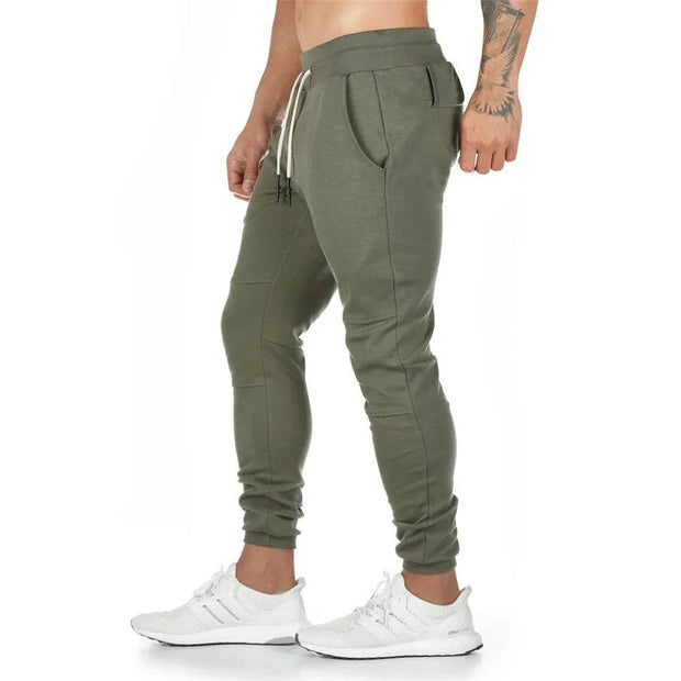 Joggers Sweatpants Men Casual Pants Solid Color Gyms Fitness Workout Sportswear Trousers Autumn Winter Male Crossfit Track Pants - OFEBHS.PT