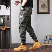 Camouflage Cargo Pants Men's Trousers With Pockets Fashion Casual Loose Tapered Pants - OFEBHS.PT