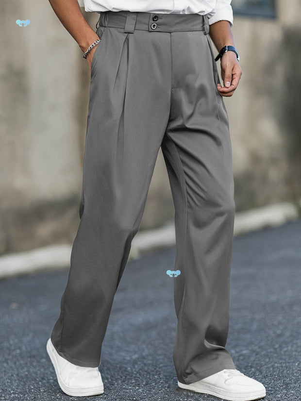 Men's Trousers Loose Casual Wide Waist - OFEBHS.PT