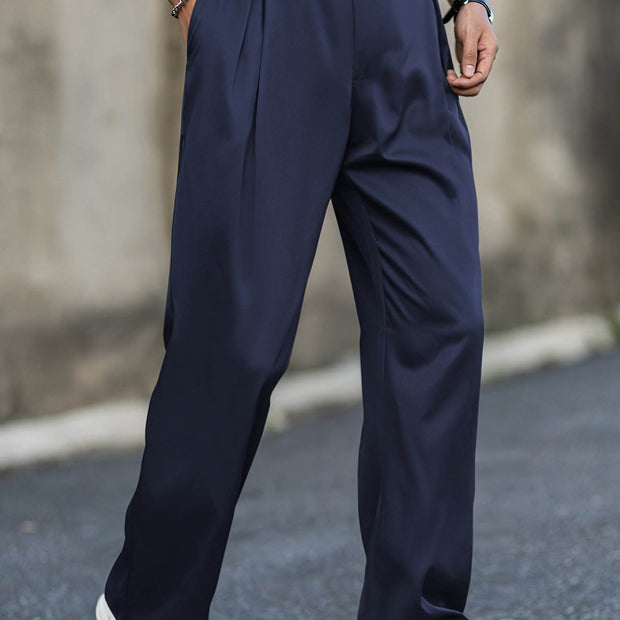 Men's Trousers Loose Casual Wide Waist - OFEBHS.PT