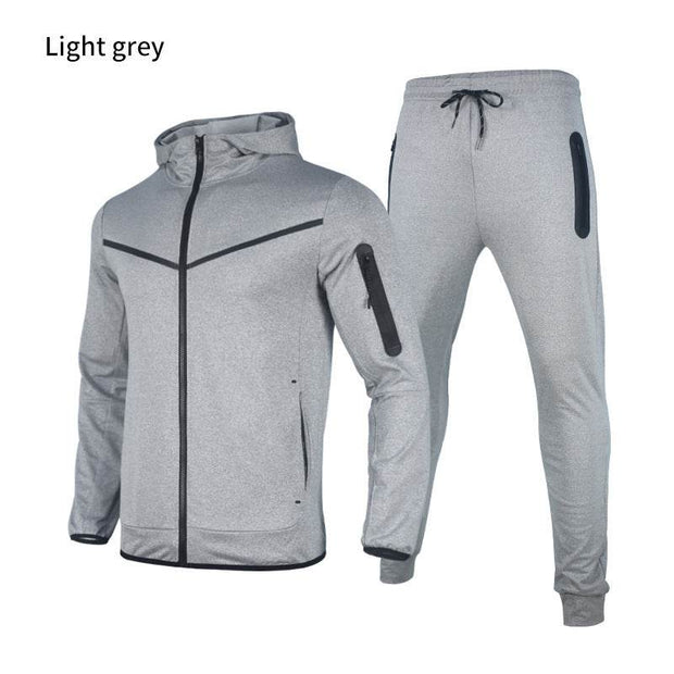 Hooded Sports Leisure Suit Men's Suit - OFEBHS.PT