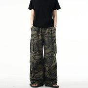 High Street Retro Multi-pocket Camouflage Cargo Pants - OFEBHS.PT