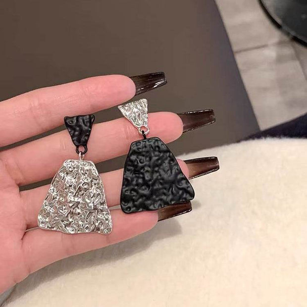 Sterling Silver Needle Creative Low-key Matching Earrings - OFEBHS.PT