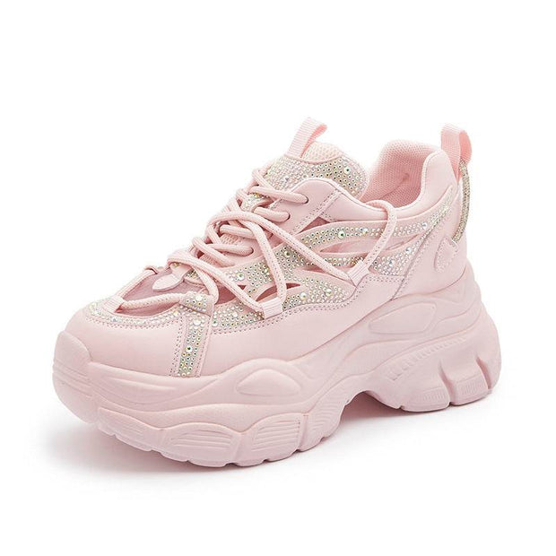 Thick Bottom Breathable Casual Daddy Shoes - OFEBHS.PT