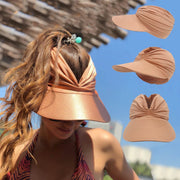 Women's New Empty Top Sunscreen Sports Beach Sun Hat - OFEBHS.PT