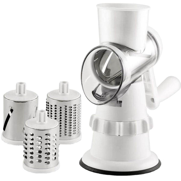 3 In 1 Vegetable Slicer Manual Kitchen Accessories Grater For Vegetable Cutter Round Chopper Mandolin Shredder Potato Home Kitchen Supplies Kitchen Gadgets - OFEBHS.PT