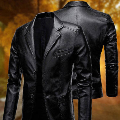 Men's Slim Fit Lapel Versatile Jacket - OFEBHS.PT