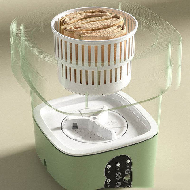 Mini Foldable Washing Machine Portable Mini Socks Underwear Panties Washing Machine Big Capacity 3 Models With Spinning Dry Gadgets - OFEBHS.PT