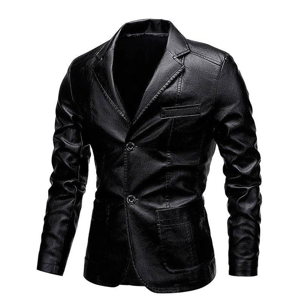 Men's Slim Fit Lapel Versatile Jacket - OFEBHS.PT